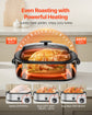 Electric Roaster Oven 20QT Electric Roasting Pan With Self-Basting Lid