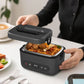 Charging Heating Lunch Box For Office Workers With Inner Liner Compartment Insulated And Portable