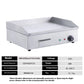 Electric Heating Gas Braised Furnace Teppanyaki Electric Heating Griddle